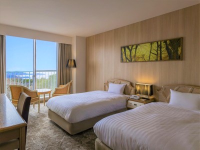 【禁煙】オーシャンビューツイン＋エキストラ