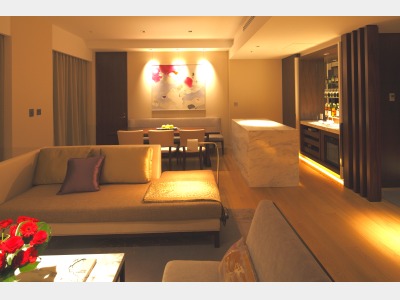 プレミアスイートルーム（リビング）