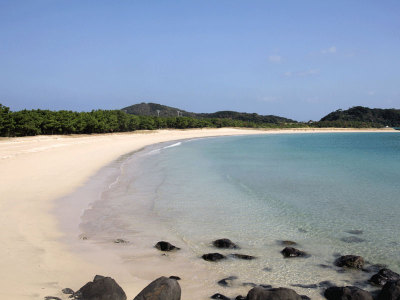 壱岐随一のビーチ筒城浜まで徒歩5分