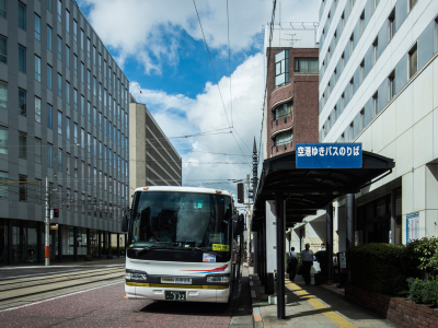 長崎空港行きリムジンバス（ホテル正面玄関）