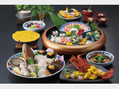 夕食一例/卓袱料理「白鷺」