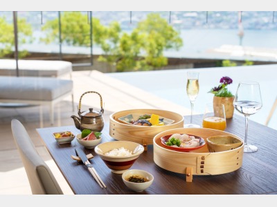 朝食（長崎産天然真鯛胡麻茶漬膳）