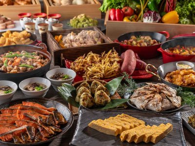 朝食ビュッフェ