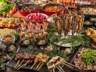 夕食ビュッフェ