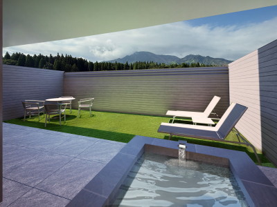 露天風呂付デラックスルーム（サウナ付）イメージ