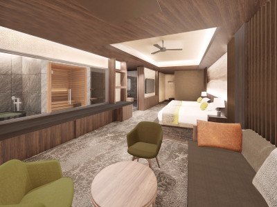 露天風呂付デラックスルーム（サウナ付）イメージ