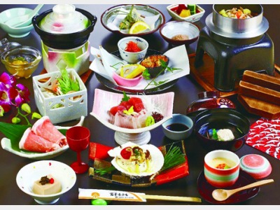 夕食一例　和食会席