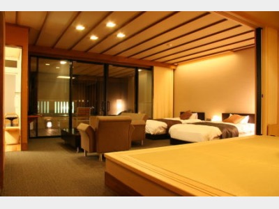 【バリアフリー】信楽焼の露天風呂付和洋室－◆水鏡庵◆