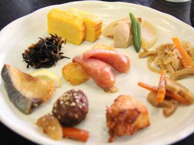 朝食バイキング