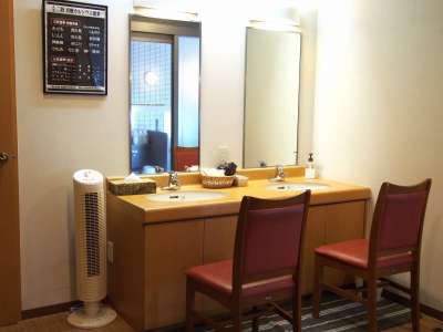 女性大浴場　脱衣所