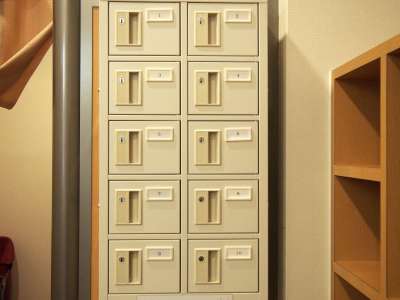 大浴場　貴重品ロッカー