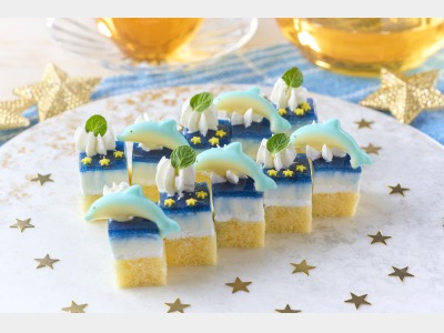 【7/1-8/31】26夏シーズン_夏のオーシャンブルーケーキ