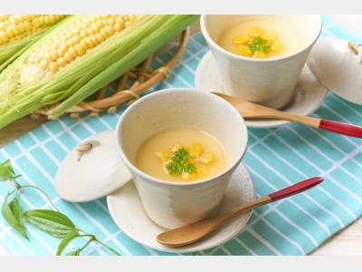 【7/1-8/31】26夏シーズン_とうもろこしの冷製玉地蒸し