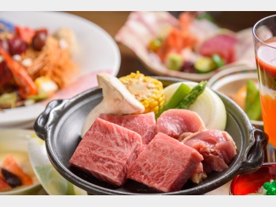 おおいた和牛の陶板焼き