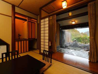 【露天岩風呂付和室】＜3号棟＞