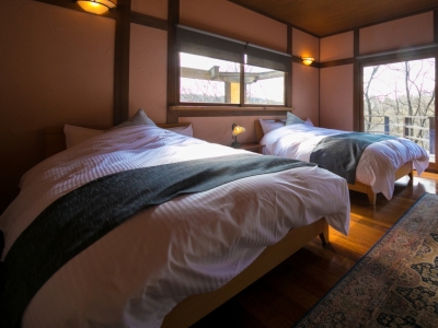 【露天風呂付き特別室】寝室