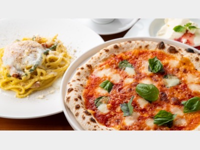 1階「Trattria Primadoll(トラットリアプリマドール)」料理一例