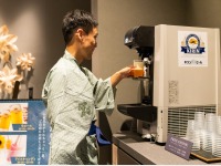無料おもてなしサービス 湯上りビール利用イメージ