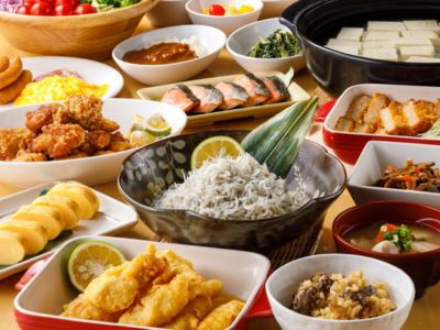 大分のご当地料理を盛り込んだ和洋朝食ブッフェ※メニューは日にちによって変更となります。