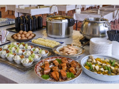 朝食バイキング一例