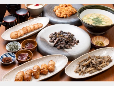 朝食ビュッフェ