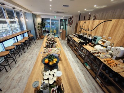 GR：朝食ブッフェスタイル