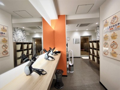 女性用大浴場　脱衣所