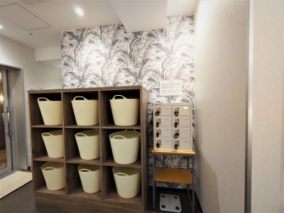 女性用大浴場　貴重品ロッカー