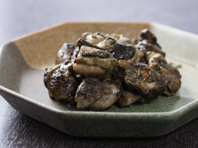 【朝食】おらが町メニュー（鶏もも炭火焼風）