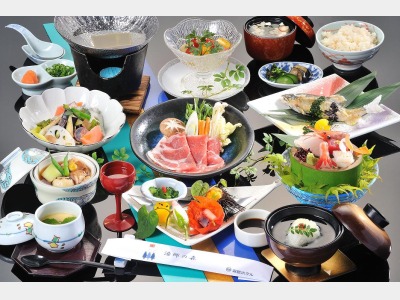 夏の会席料理一例