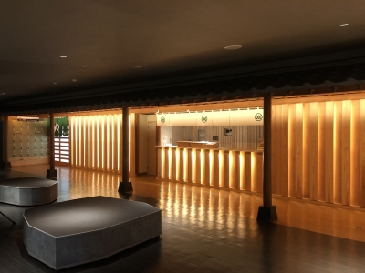大浴場ロビー　2018年7月リニューアル