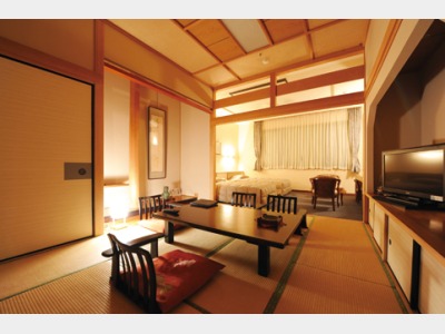 客室一例（高千穂館　和洋室）