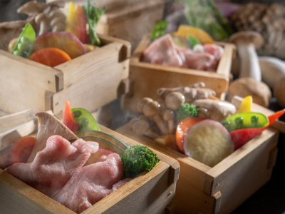 朝食ビュッフェ(蒸し料理)