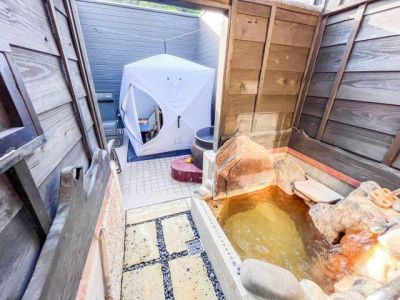 ■温泉旅館グランピング102-106号室■露天風呂一例　