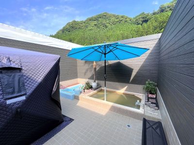 スイートグランピングはテントサウナ・水風呂付 　