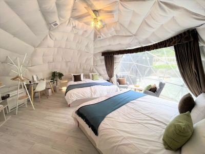 グランピングドーム内 