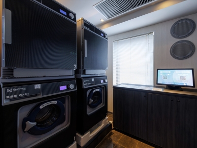 【コインランドリー】キャッシュレス対応で、洗剤を使用しない「Wash+」を導入しております。