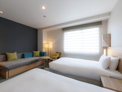 【スタンダードツイン(南館) 24㎡】３名利用可能、ご家族やグループでのご利用に最適