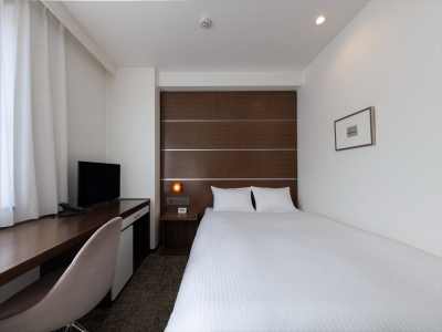 【スタンダードダブル（北館）16㎡】 ビジネスはもちろん観光にも使いやすいお部屋