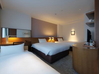 【デラックスツイン(北館) 33㎡】 ３名利用可能、ご家族やグループでのご利用に最適