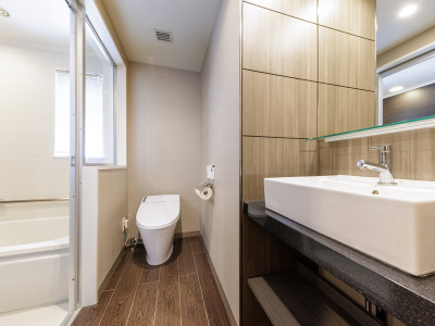 バス・トイレがセパレートなので広々とお使いいただけます