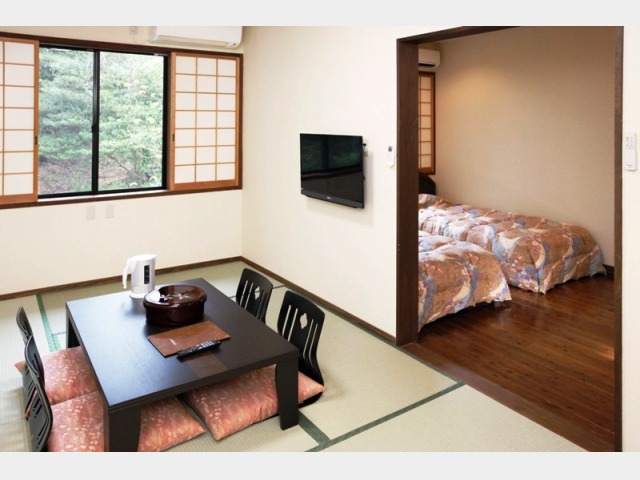 縄文の宿　まんてん 客室一例（和洋室）