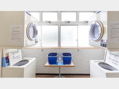 館内：洗濯機／連泊のお客様には大変好評です