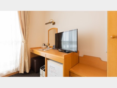 客室：シングルルーム／Wi-Fi完備・洗浄機能トイレ・ユニットバス付＜一例＞