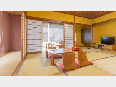 客室：プレミアム和室／通常の和室と比べて広々とした客室＜一例＞