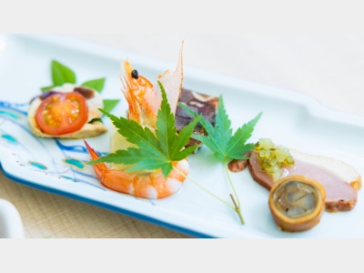 夕食：曙会席／鹿児島の大地が育む旬の食材と出会うことで生まれる豊かな彩り＜一例＞