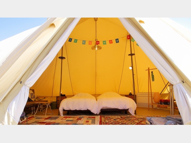 吹上浜フィールドホテル テント