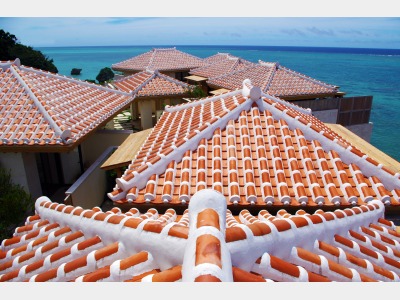 外観　天海　（屋上方丈庵屋根）