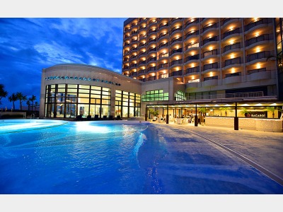 屋内外プール＆パピヨン