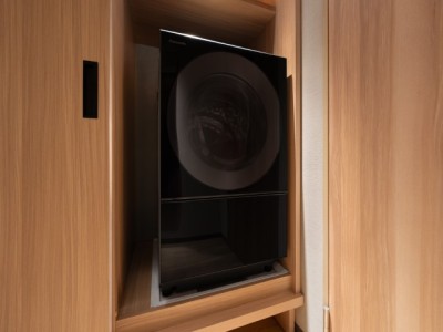 【クラブエグゼクティブツイン｜ドラム式乾燥洗濯機】長期滞在の旅を快適に。ドラム式乾燥洗濯機を完備